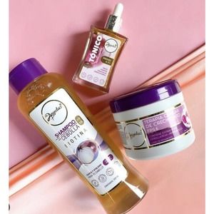 Anyeluz Trio de Cebolla,Shampoo de Cebolla,Terapia Capilar Crecimiento y Tonico